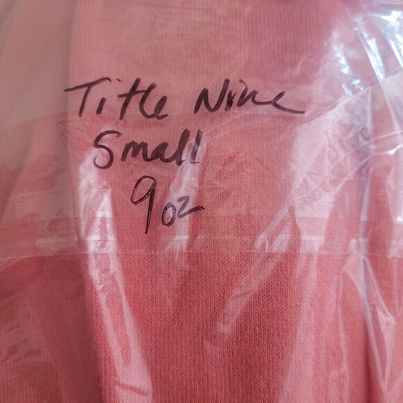 Title Nine Semper Sweater Cardigan Women's Small Coral Cotten Wool Cozy READ - Picture 11 of 12